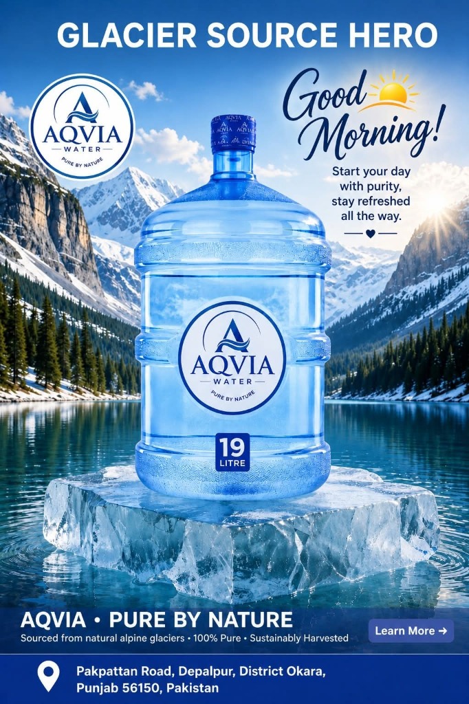 Aqvia Water 19 Litre Glacier Hero Jug